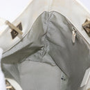 GUCCI GG Canvas Tote Bag Light Blue Gold 002 1099 Auth 199663-19