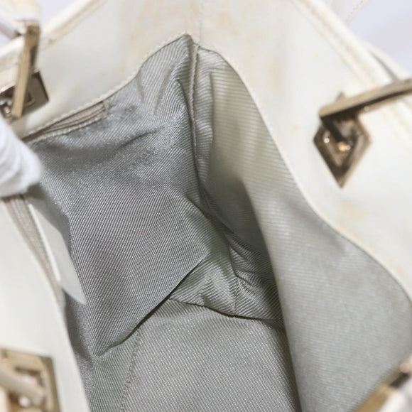GUCCI GG Canvas Tote Bag Light Blue Gold 002 1099 Auth 199663