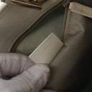 GUCCI GG Canvas Tote Bag Light Blue Gold 002 1099 Auth 199663-12
