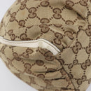 GUCCI GG Canvas Hand Bag Beige Gold 190525 Auth 199666V-11