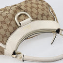 GUCCI GG Canvas Hand Bag Beige Gold 190525 Auth 199666V-6
