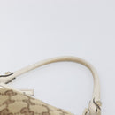 GUCCI GG Canvas Hand Bag Beige Gold 190525 Auth 199666V-8