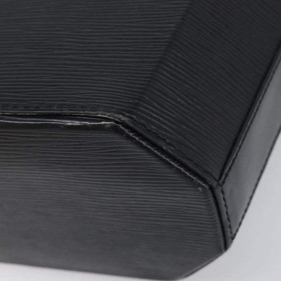 LOUIS VUITTON Epi Sax Shoulder Bag Black M80161 LV Auth 199668