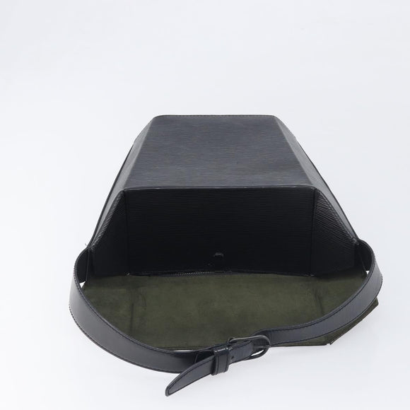 LOUIS VUITTON Epi Sax Shoulder Bag Black M80161 LV Auth 199668