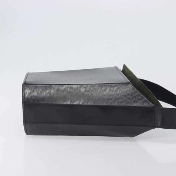 LOUIS VUITTON Epi Sax Shoulder Bag Black M80161 LV Auth 199668
