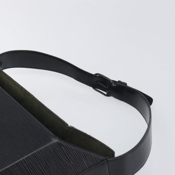 LOUIS VUITTON Epi Sax Shoulder Bag Black M80161 LV Auth 199668