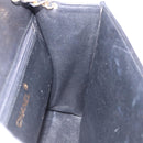 CHANEL Matelasse Chain Shoulder Bag Lamb Skin Black Gold CC Auth 199673V-18