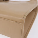 GUCCI Jackie Hand Bag Leather Beige Silver 002 1068 Auth 199675V-15