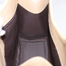 GUCCI Jackie Hand Bag Leather Beige Silver 002 1068 Auth 199675V-20