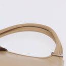 GUCCI Jackie Hand Bag Leather Beige Silver 002 1068 Auth 199675V-14