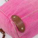 Miu Miu Tote Bag Canvas Pink Auth 199676-16