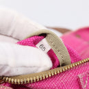 Miu Miu Tote Bag Canvas Pink Auth 199676-12