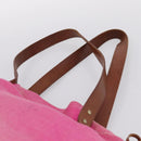 Miu Miu Tote Bag Canvas Pink Auth 199676-8