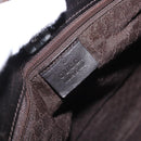 GUCCI Web Sherry Line Shoulder Bag Canvas Beige Silver 001 4321 Auth 199680A-15