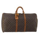 LOUIS VUITTON Monogram Keepall 60 Boston Bag M41422 LV Auth 199681-1
