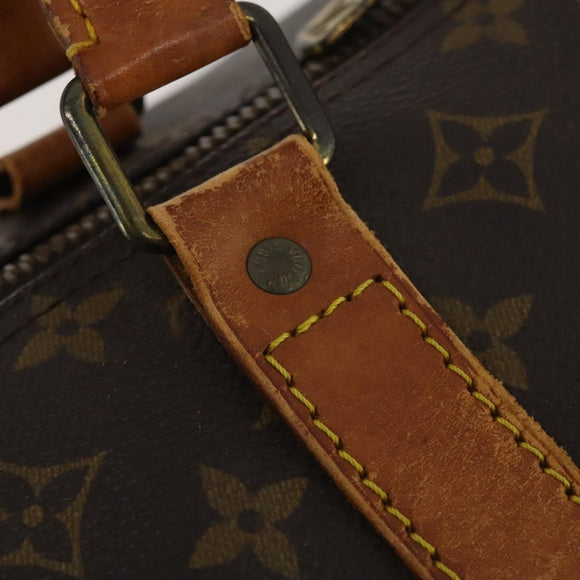 LOUIS VUITTON Monogram Keepall 60 Boston Bag M41422 LV Auth 199681