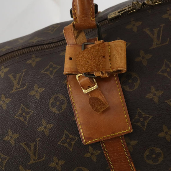 LOUIS VUITTON Monogram Keepall 60 Boston Bag M41422 LV Auth 199681