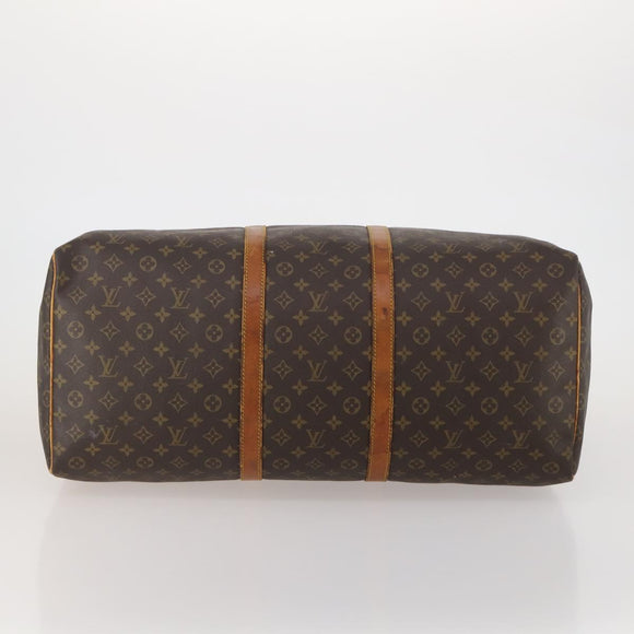 LOUIS VUITTON Monogram Keepall 60 Boston Bag M41422 LV Auth 199681