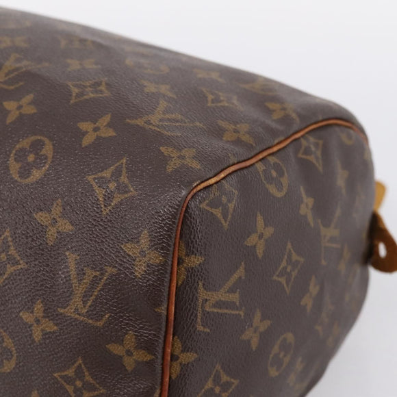 LOUIS VUITTON Monogram Speedy 30 Hand Bag M41526 LV Auth 199683