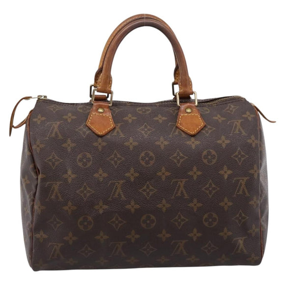 LOUIS VUITTON Monogram Speedy 30 Hand Bag M41526 LV Auth 199683