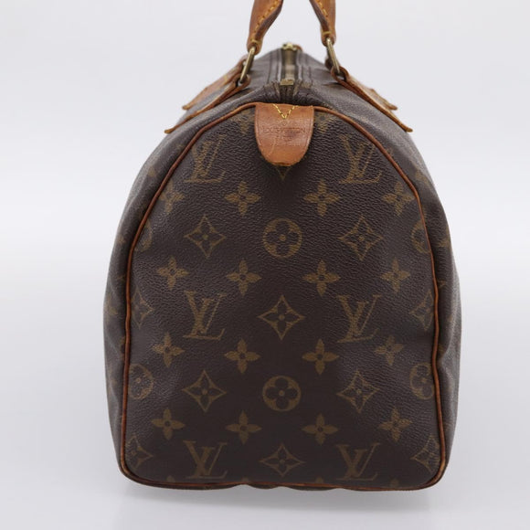 LOUIS VUITTON Monogram Speedy 30 Hand Bag M41526 LV Auth 199683