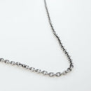 CELINE Chain Trillodo Shoulder Bag Leather Light Blue Silver Auth 199685V-8