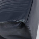 SAINT LAURENT Tote Bag Leather Navy Gold Auth 199687-13