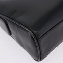 GUCCI Shoulder Bag Leather Black Gold Auth 199689-11