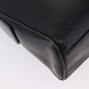 GUCCI Shoulder Bag Leather Black Gold Auth 199689-13