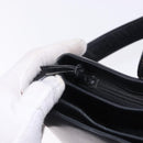 GUCCI Shoulder Bag Leather Black Gold Auth 199689-21