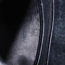 GUCCI Shoulder Bag Leather Black Gold Auth 199689-25