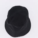 VALENTINO Rock Studs Hat Nylon Black Auth 199690V-6