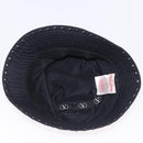 VALENTINO Rock Studs Hat Nylon Black Auth 199690V-7