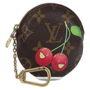 LOUIS VUITTON Monogram Cherry Porte Monnaie Ron Coin Purse M95043 Auth 199691V-1