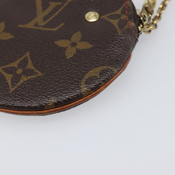 LOUIS VUITTON Monogram Cherry Porte Monnaie Ron Coin Purse M95043 Auth 199691V