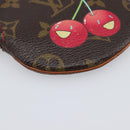 LOUIS VUITTON Monogram Cherry Porte Monnaie Ron Coin Purse M95043 Auth 199691V-14
