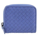 BOTTEGA VENETA INTRECCIATO Wallet Leather Light Blue Auth 199692V-13