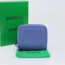 BOTTEGA VENETA INTRECCIATO Wallet Leather Light Blue Auth 199692V-12