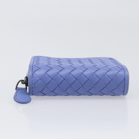 BOTTEGA VENETA INTRECCIATO Wallet Leather Light Blue Auth 199692V