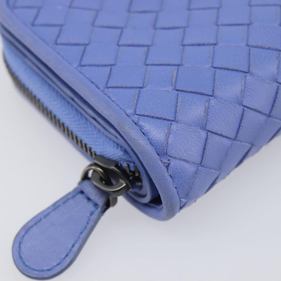BOTTEGA VENETA INTRECCIATO Wallet Leather Light Blue Auth 199692V