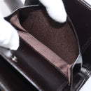FENDI Zucca Canvas Mamma Baguette Wallet Black Brown Auth 199693V-10