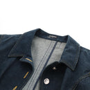 CHANEL One Piece Denim Blue Silver CC Auth 199698M-10