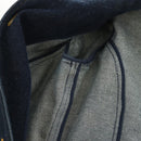 CHANEL One Piece Denim Blue Silver CC Auth 199698M-12