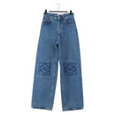 LOEWE Anagram Jeans Pants Denim 32 Blue Auth 199699M-1