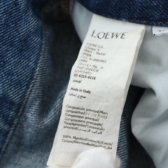 LOEWE Anagram Jeans Pants Denim 32 Blue Auth 199699M