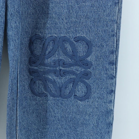 LOEWE Anagram Jeans Pants Denim 32 Blue Auth 199699M