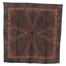 CHANEL Scarf Silk Brown CC Auth 199704M-1