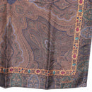 CHANEL Scarf Silk Brown CC Auth 199704M-10
