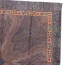 CHANEL Scarf Silk Brown CC Auth 199704M-4