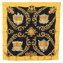 HERMES Carre 90 Scarf Silk Yellow Auth 199714M-1